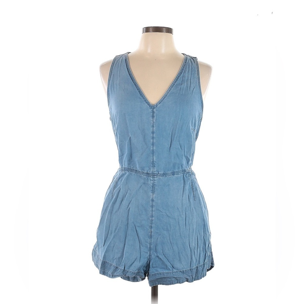 Rag & Bone Light Blue Denim Jumpsuit Size Large